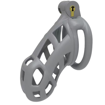 Cement Gray Comfort Cobra Chastity Device (3.35 Inches)